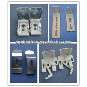 Metal curtain wall bracket or installation bracket and Ceiling clip for curtain track/rail/tube/rod-Curtain accessory